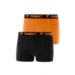 Trec Wear Boxer Shorts 190 Black-Orange - 2pak bokserek męskich