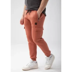 Trec Wear Brązowe spodnie męskie Basic Pants Cargo 150 T Brown