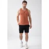 Trec Wear Brązowy tank top męski Basic Tank Top 150 Brown