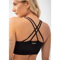 Trec Wear Czarny stanik sportowy Trecgirl Sport Bra 160 Black