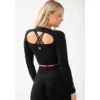 Trec Wear Czarny top damski Trecgirl Sport Longsleeve Top 160 Black