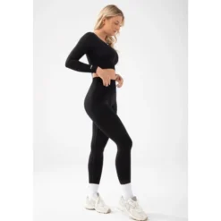 Trec Wear Czarny top damski Trecgirl Sport Longsleeve Top 160 Black