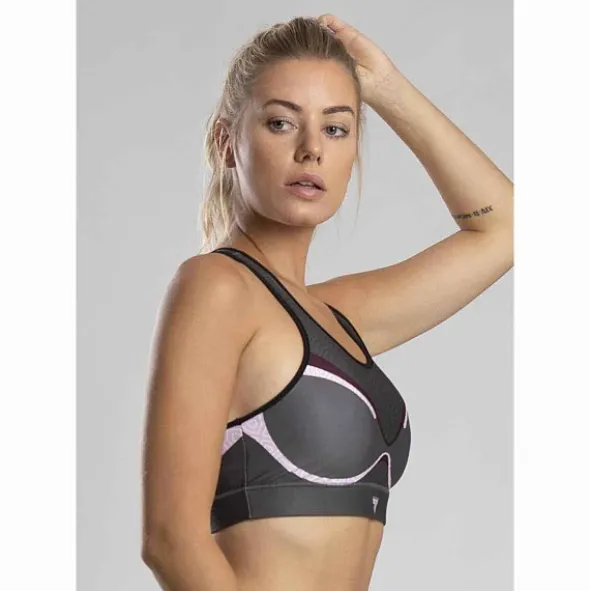 Trec Wear® Sport Bra TRECGIRL 13 Opti Pink Grey