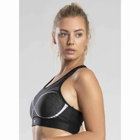 Trec Wear® Sport Bra TRECGIRL 14 Opti Black Grey