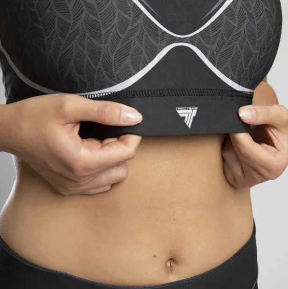 Trec Wear® Sport Bra TRECGIRL 14 Opti Black Grey