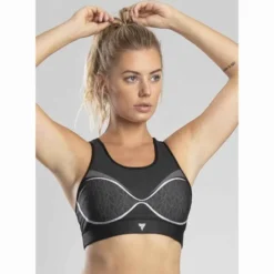 Trec Wear® Sport Bra TRECGIRL 14 Opti Black Grey