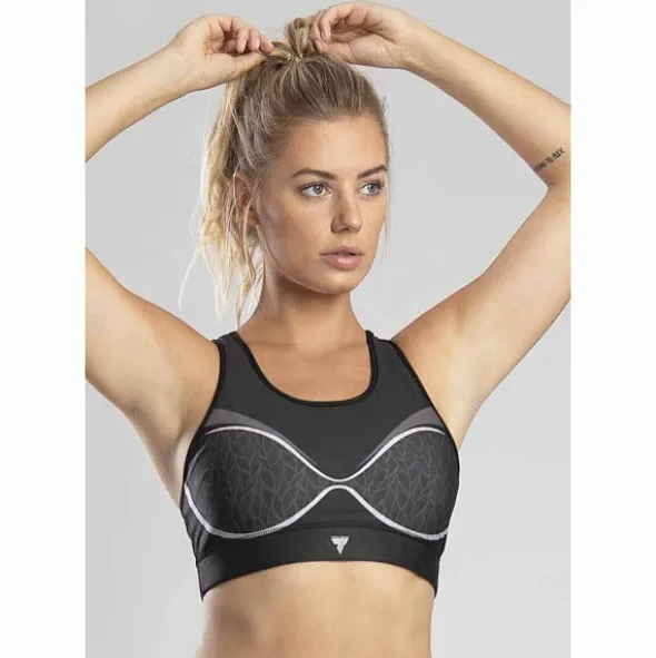 Trec Wear® Sport Bra TRECGIRL 14 Opti Black Grey