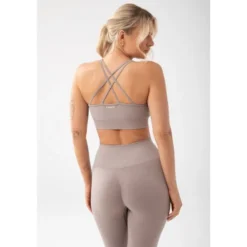 Trec Wear Szary stanik sportowy Trecgirl Sport Bra 160 Grey