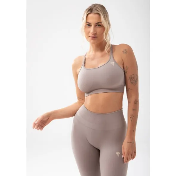 Trec Wear Szary stanik sportowy Trecgirl Sport Bra 160 Grey