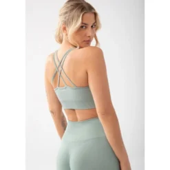 Trec Wear Zielony stanik sportowy Trecgirl Sport Bra 160 Green