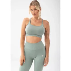 Trec Wear Zielony stanik sportowy Trecgirl Sport Bra 160 Green