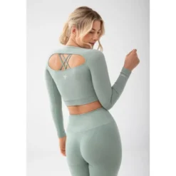 Trec Wear Zielony top damski Trecgirl Sport Longsleeve Top 160 Green
