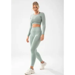 Trec Wear Zielony top damski Trecgirl Sport Longsleeve Top 160 Green