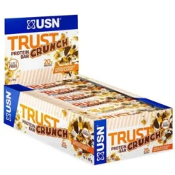 USN Zestaw batonów proteinowych Trust Crunch Protein Bar - 12 szt.